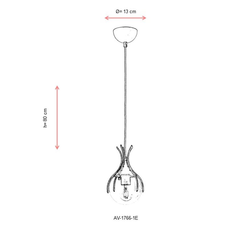 Casa si Gradina - Corpuri si surse de iluminat - Lustre si pendule - Candelabru, Opviq, metal, antichizat, 80x12 cm - Infinity.ro