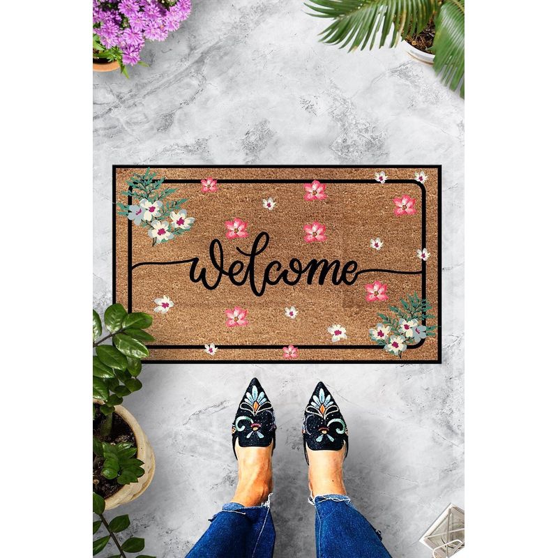 Casa si Gradina - Textile si covoare - Covoare - Covorase intrare - Covoras intrare, Conceptum Hypnose, multicolor, 40x60 cm, 100% pvc, antiderapant, 877CHL1179 - Infinity.ro