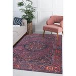 Casa si Gradina - Textile si covoare - Covoare - Covoare casa - Covor, Conceptum Hypnose, burgundy, 75x230 cm, 100% poliester, 473RTP3123 - Infinity.ro
