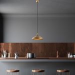 Casa si Gradina - Corpuri si surse de iluminat - Lustre si pendule - Candelabru, Opviq, metal, auriu, diametru 35 cm, inaltime reglabila - Infinity.ro