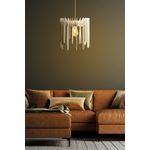 Casa si Gradina - Corpuri si surse de iluminat - Lustre si pendule - Candelabru, Opviq, mdf, alb, 30x30x65 cm - Infinity.ro