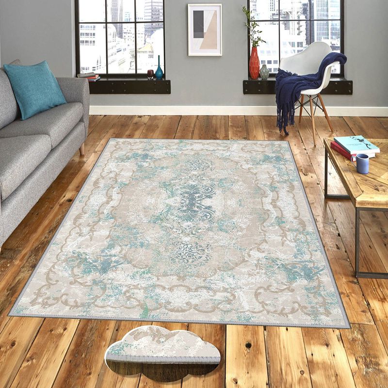 Casa si Gradina - Textile si covoare - Covoare - Covoare casa - Covor, Conceptum Hypnose, multicolor, 140x220 cm, 100% poliester, antiderapant, 369HFT2288 - Infinity.ro
