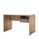 Casa si Gradina - Mobilier - Mese si birouri - Birouri - Birou de studiu, Hanah Home, panou de particule melaminat, nuc deschis, 120x60x75 cm - Infinity.ro
