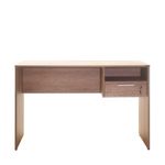 Casa si Gradina - Mobilier - Mese si birouri - Birouri - Birou de studiu, Hanah Home, panou de particule melaminat, nuc deschis, 120x60x75 cm - Infinity.ro
