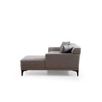 Casa si Gradina - Mobilier - Canapele si coltare - Coltare - Coltar, Atelier Del Sofa, 100% poliester, gri deschis, 145x250x77 cm - Infinity.ro
