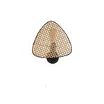 Casa si Gradina - Corpuri si surse de iluminat - Plafoniere, aplice si spoturi - Aplica, Opviq, metal si textil, negru bej, diametru 28 cm, inaltime 30 cm - Infinity.ro