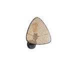 Casa si Gradina - Corpuri si surse de iluminat - Plafoniere, aplice si spoturi - Aplica, Opviq, metal si textil, negru bej, diametru 28 cm, inaltime 30 cm - Infinity.ro