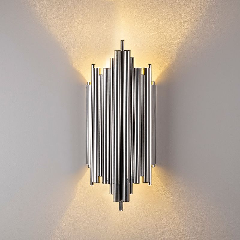 Casa si Gradina - Corpuri si surse de iluminat - Plafoniere, aplice si spoturi - Aplica, Opviq, metal, crom, 22x11x50 cm - Infinity.ro