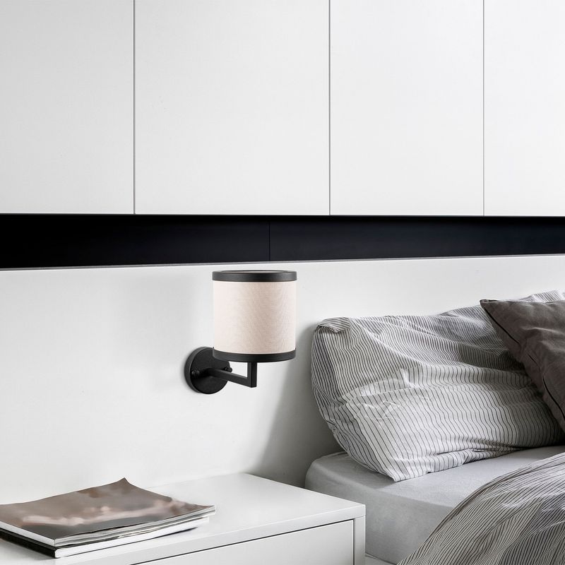 Casa si Gradina - Corpuri si surse de iluminat - Plafoniere, aplice si spoturi - Aplica de perete, Opviq, metal, negru alb, 18x28x30 cm - Infinity.ro