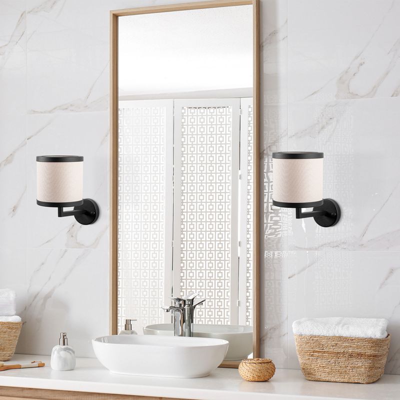 Casa si Gradina - Corpuri si surse de iluminat - Plafoniere, aplice si spoturi - Aplica de perete, Opviq, metal, negru alb, 18x28x30 cm - Infinity.ro