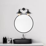 Casa si Gradina - Corpuri si surse de iluminat - Plafoniere, aplice si spoturi - Aplica de perete, Opviq, metal, negru auriu, 55x27x20 cm - Infinity.ro