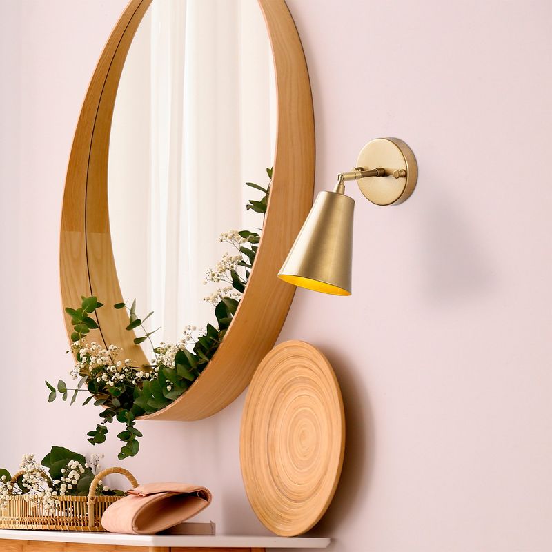 Casa si Gradina - Corpuri si surse de iluminat - Plafoniere, aplice si spoturi - Aplica de perete, Opviq, metal, auriu, 10x26x21 cm - Infinity.ro