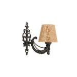 Casa si Gradina - Corpuri si surse de iluminat - Plafoniere, aplice si spoturi - Aplica de perete, Opviq, metal, natural, negru, 24x26 cm - Infinity.ro