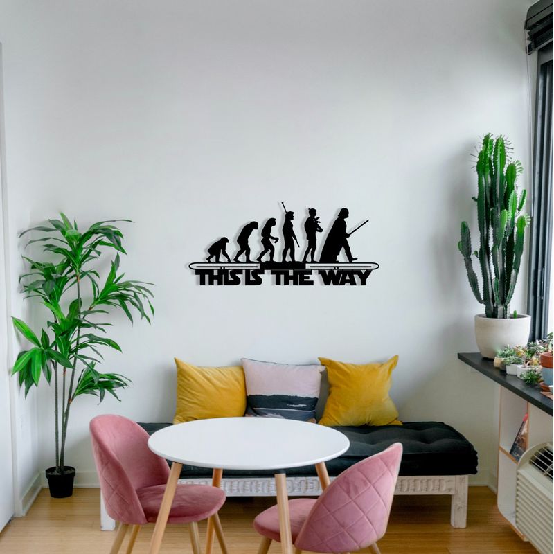 Casa si Gradina - Decoratiuni - Decoratiuni perete - Accesoriu decorativ de perete, Wallxpert, metal, negru, 69x30 cm - Infinity.ro
