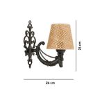 Casa si Gradina - Corpuri si surse de iluminat - Plafoniere, aplice si spoturi - Aplica de perete, Opviq, metal, natural, negru, 24x26 cm - Infinity.ro