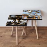 Casa si Gradina - Mobilier - Mese si birouri - Masute de cafea - Set masute de cafea cuib, Hanah Home, mdf, multicolor, 35x47x35 cm, 35x42x35 cm, 481LNA2253 - Infinity.ro