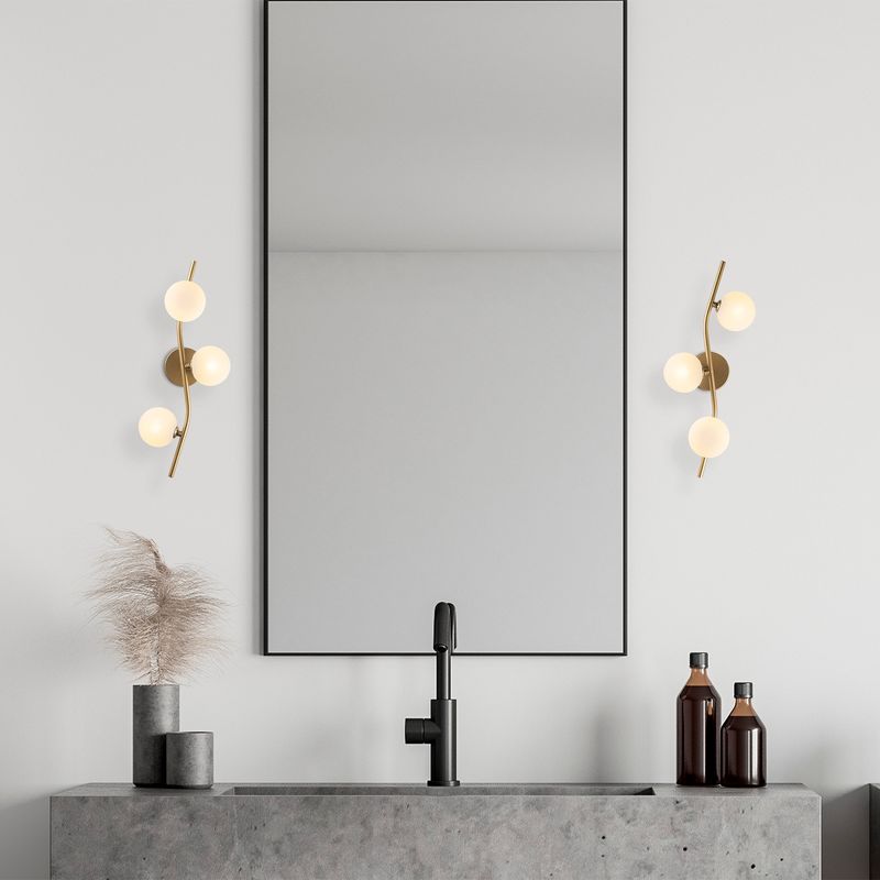 Casa si Gradina - Corpuri si surse de iluminat - Plafoniere, aplice si spoturi - Aplica de perete, Opviq, metal, antic, 23x19x55 cm - Infinity.ro