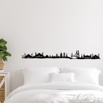 Casa si Gradina - Decoratiuni - Decoratiuni perete - Accesoriu decorativ de perete, Wallxpert, metal, negru, 117x0.15x13 cm - Infinity.ro