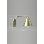 Casa si Gradina - Corpuri si surse de iluminat - Plafoniere, aplice si spoturi - Aplica de perete, Opviq, metal, antichizat, 25x12 cm - Infinity.ro