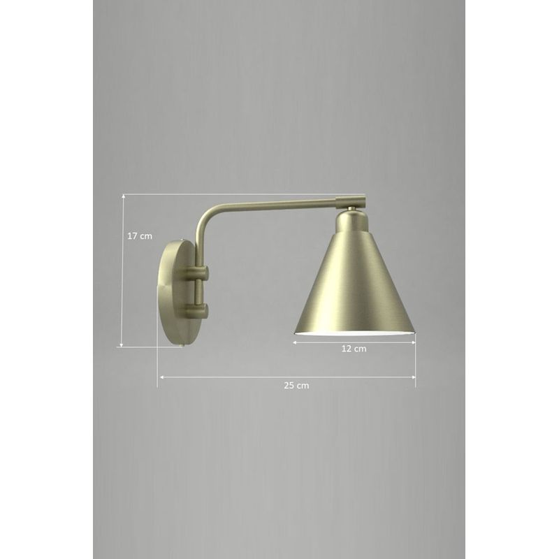 Casa si Gradina - Corpuri si surse de iluminat - Plafoniere, aplice si spoturi - Aplica de perete, Opviq, metal, antichizat, 25x12 cm - Infinity.ro