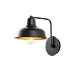 Casa si Gradina - Corpuri si surse de iluminat - Plafoniere, aplice si spoturi - Aplica de perete, Opviq, metal, negru, 19x27x24 cm - Infinity.ro