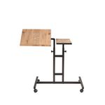 Casa si Gradina - Mobilier - Mese si birouri - Birouri - Birou reglabil pentru laptop, Hanah Home, pal melaminat, pin atlantic si negru, 67x45.5x87 cm, 863SPH2813 - Infinity.ro