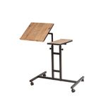 Casa si Gradina - Mobilier - Mese si birouri - Birouri - Birou reglabil pentru laptop, Hanah Home, pal melaminat, pin atlantic si negru, 67x45.5x87 cm, 863SPH2813 - Infinity.ro