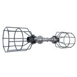 Casa si Gradina - Corpuri si surse de iluminat - Plafoniere, aplice si spoturi - Aplica de perete, Opviq, teava de fier, negru, 54x17x17 cm - Infinity.ro