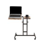 Casa si Gradina - Mobilier - Mese si birouri - Birouri - Birou reglabil pentru laptop, Hanah Home, pal melaminat, pin atlantic si negru, 67x45.5x87 cm, 863SPH2813 - Infinity.ro