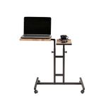 Casa si Gradina - Mobilier - Mese si birouri - Birouri - Birou reglabil pentru laptop, Hanah Home, pal melaminat, pin atlantic si negru, 67x45.5x87 cm, 863SPH2813 - Infinity.ro