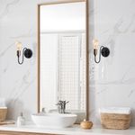 Casa si Gradina - Corpuri si surse de iluminat - Plafoniere, aplice si spoturi - Aplica de perete, Opviq, metal, negru antique, 12x26x20 cm - Infinity.ro