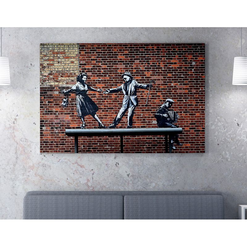 Casa si Gradina - Decoratiuni - Tablouri - Tablou canvas decorativ, Wallxpert, multicolor, 50x70 cm, 50% bumbac 50% poliester, rama lemn, 966BRS1157 - Infinity.ro