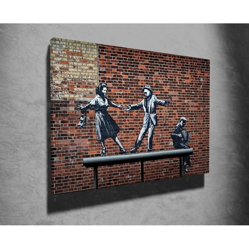 Casa si Gradina - Decoratiuni - Tablouri - Tablou canvas decorativ, Wallxpert, multicolor, 50x70 cm, 50% bumbac 50% poliester, rama lemn, 966BRS1157 - Infinity.ro
