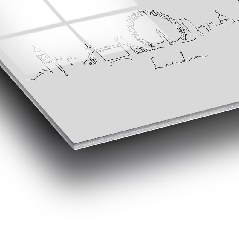 Casa si Gradina - Decoratiuni - Tablouri - Tablou decorativ, Wallxpert, sticla temperata, multicolor, 70x100 cm, 123BZM1304 - Infinity.ro