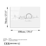 Casa si Gradina - Decoratiuni - Tablouri - Tablou decorativ, Wallxpert, sticla temperata, multicolor, 70x100 cm, 123BZM1304 - Infinity.ro