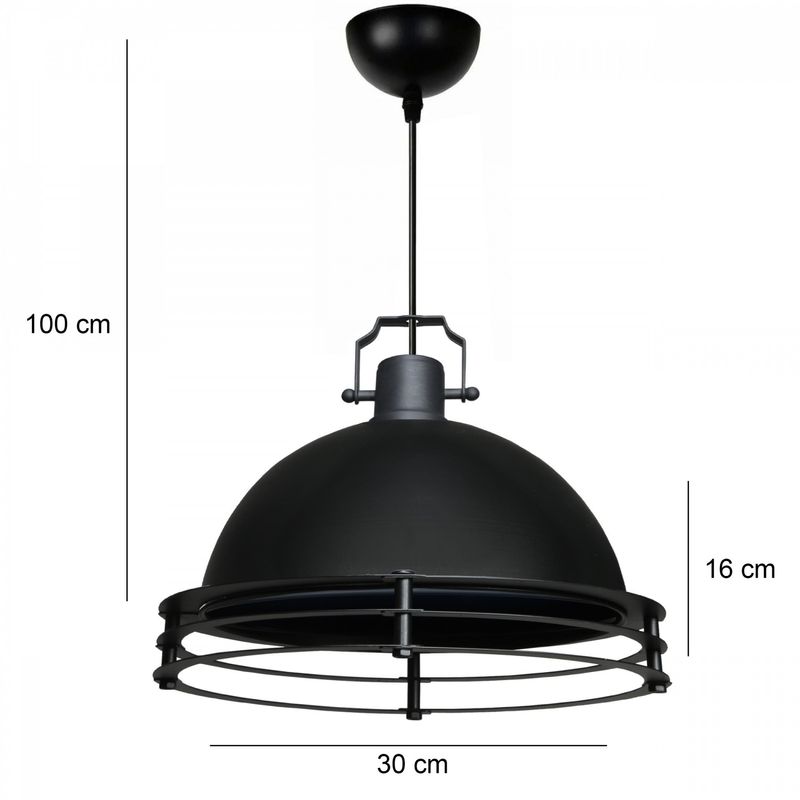 Casa si Gradina - Corpuri si surse de iluminat - Lustre si pendule - Candelabru, Opviq, metal, negru, diametru 30 cm, inaltime 100 cm - Infinity.ro