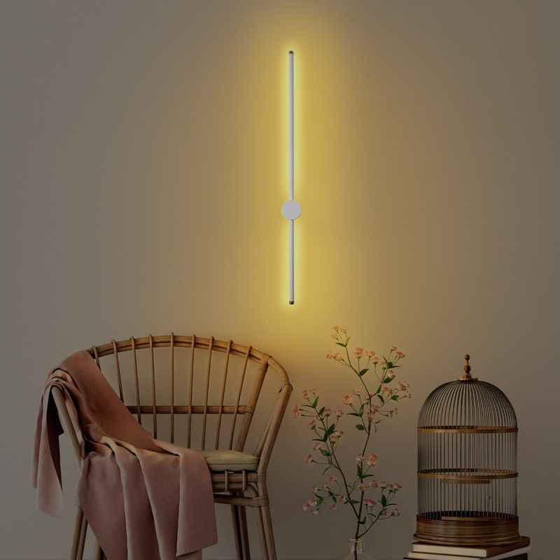 Casa si Gradina - Corpuri si surse de iluminat - Plafoniere, aplice si spoturi - Aplica de perete, Opviq, metal, alb, 91x10x7 cm, led 13w - Infinity.ro