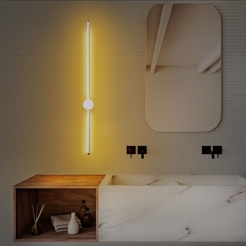 Casa si Gradina - Corpuri si surse de iluminat - Plafoniere, aplice si spoturi - Aplica de perete, Opviq, metal, alb, 91x10x7 cm, led 13w - Infinity.ro