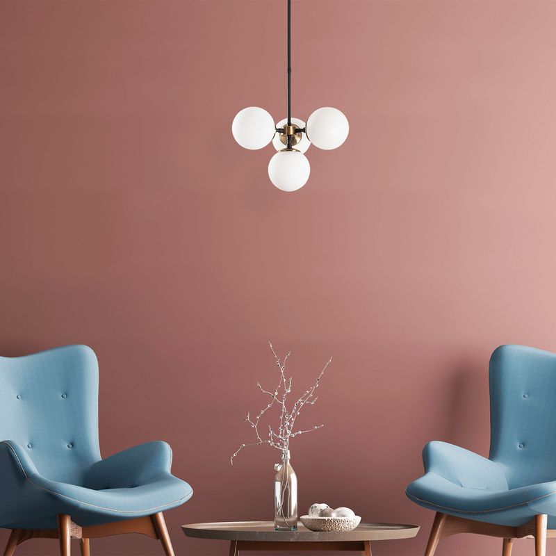 Casa si Gradina - Corpuri si surse de iluminat - Lustre si pendule - Candelabru, Opviq, metal, negru antic crem, 43x43x47-89 cm, inaltime reglabila - Infinity.ro