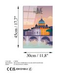 Casa si Gradina - Decoratiuni - Tablouri - Tablou decorativ, Wallxpert, sticla securizata, multicolor, 30x45 cm, 123BZM2521 - Infinity.ro