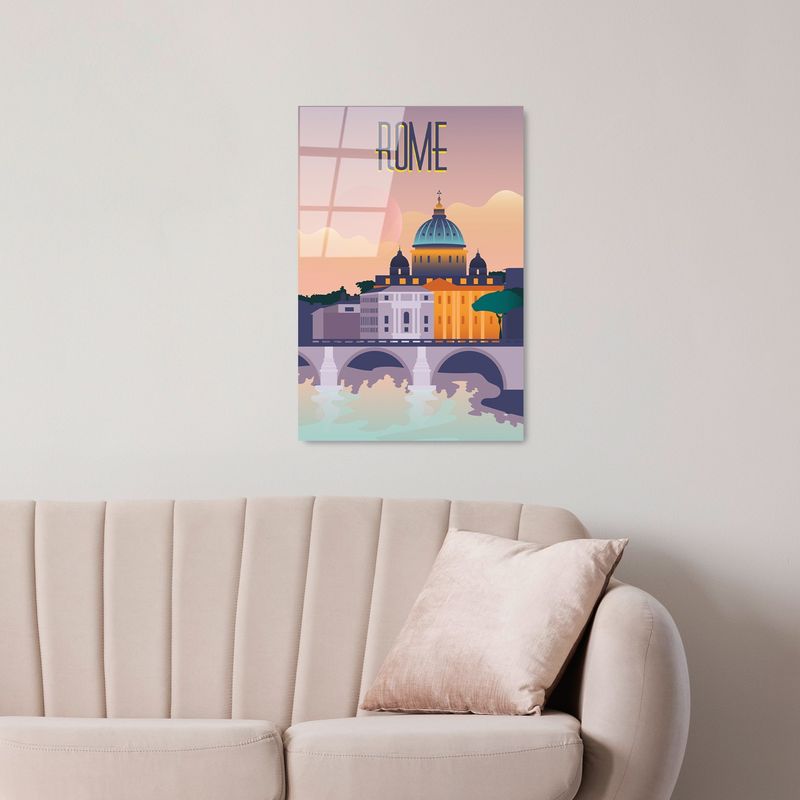 Casa si Gradina - Decoratiuni - Tablouri - Tablou decorativ, Wallxpert, sticla securizata, multicolor, 30x45 cm, 123BZM2521 - Infinity.ro