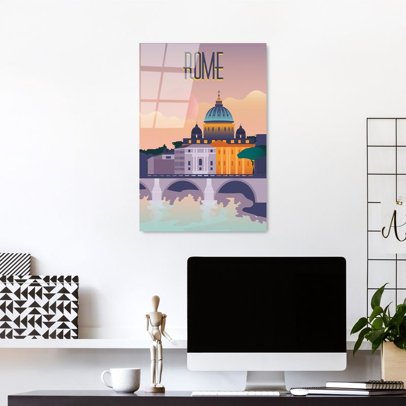 Casa si Gradina - Decoratiuni - Tablouri - Tablou decorativ, Wallxpert, sticla securizata, multicolor, 30x45 cm, 123BZM2521 - Infinity.ro