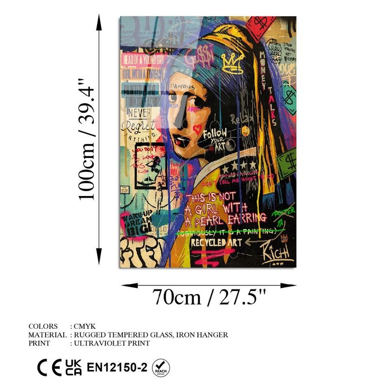 Casa si Gradina - Decoratiuni - Tablouri - Tablou decorativ, Wallxpert, sticla calita, multicolor, 70x100 cm, 123BZM2204 - Infinity.ro