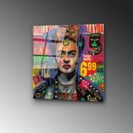 Casa si Gradina - Decoratiuni - Tablouri - Tablou decorativ, Wallxpert, sticla temperata, multicolor, 50x50 cm, 123BZM2307 - Infinity.ro