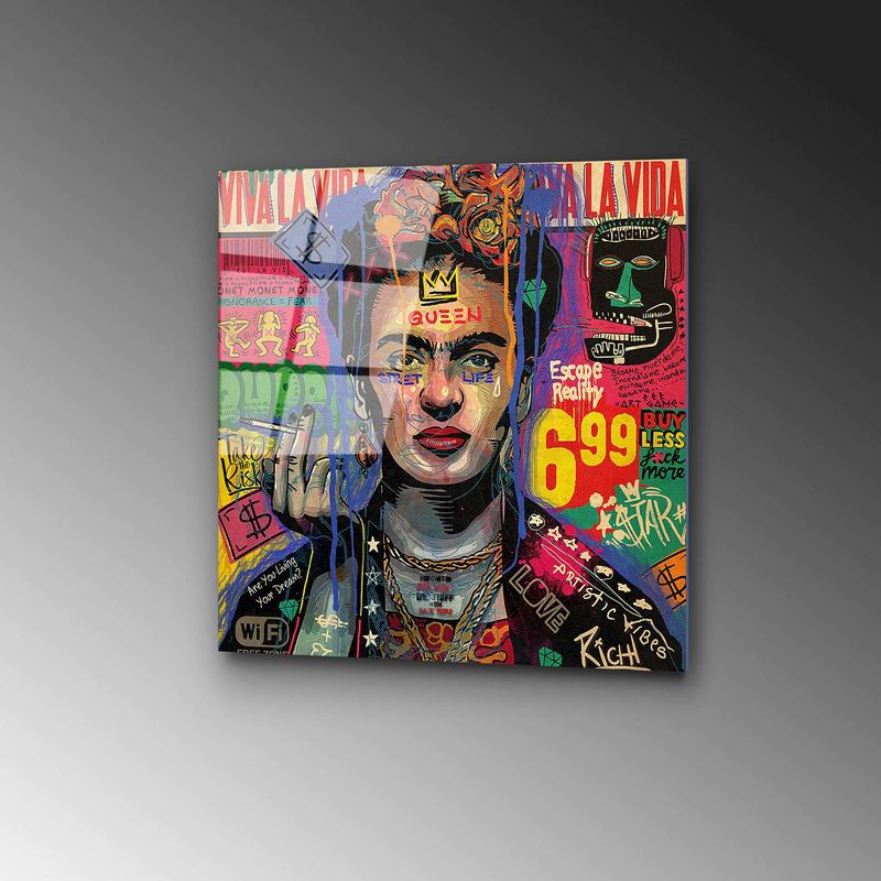 Casa si Gradina - Decoratiuni - Tablouri - Tablou decorativ, Wallxpert, sticla temperata, multicolor, 50x50 cm, 123BZM2307 - Infinity.ro
