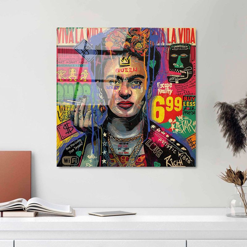 Casa si Gradina - Decoratiuni - Tablouri - Tablou decorativ, Wallxpert, sticla temperata, multicolor, 50x50 cm, 123BZM2307 - Infinity.ro