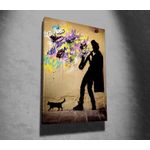 Casa si Gradina - Decoratiuni - Tablouri - Tablou canvas decorativ, Wallxpert, multicolor, 50x70 cm, 50% bumbac, 50% poliester, rama lemn, 966BRS1179 - Infinity.ro