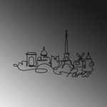 Casa si Gradina - Corpuri si surse de iluminat - Plafoniere, aplice si spoturi - Accesoriu decorativ de perete, Wallxpert, metal, negru, 69x120 cm - Infinity.ro