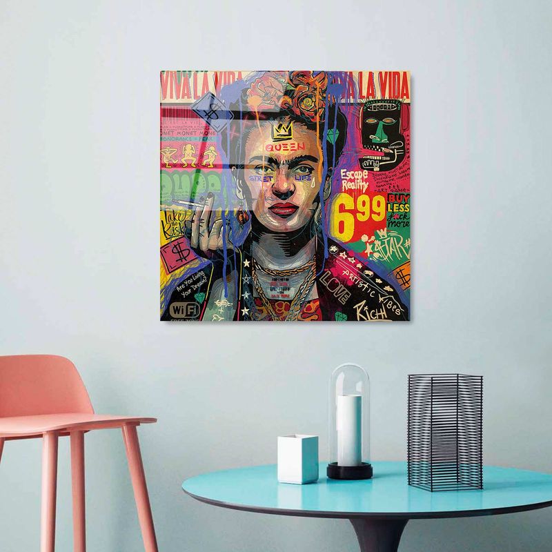 Casa si Gradina - Decoratiuni - Tablouri - Tablou decorativ, Wallxpert, sticla temperata, multicolor, 50x50 cm, 123BZM2307 - Infinity.ro