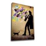 Casa si Gradina - Decoratiuni - Tablouri - Tablou canvas decorativ, Wallxpert, multicolor, 50x70 cm, 50% bumbac, 50% poliester, rama lemn, 966BRS1179 - Infinity.ro